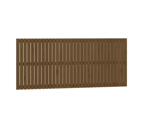Sienas Galvgalis, Medus Brūns, 204X3X90 Cm, Priedes Masīvkoks Vidaxl