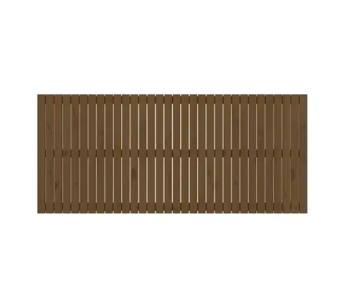Sienas Galvgalis, Medus Brūns, 204X3X90 Cm, Priedes Masīvkoks Vidaxl