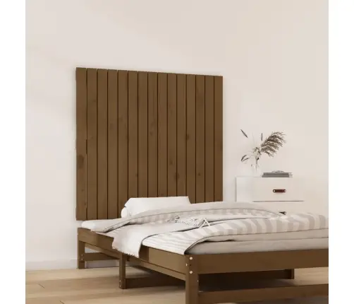 Galvgalis, Medus Brūns, 95,5X3X90 Cm, Priedes Masīvkoks Vidaxl