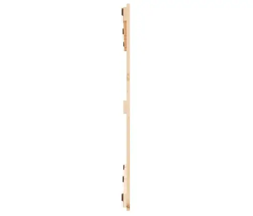 Sienas Galvgalis, 127,5X3X90 Cm, Priedes Masīvkoks Vidaxl