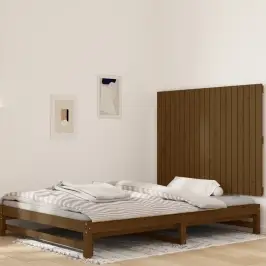 Galvgalis, Medus Brūns, 127,5X3X90 Cm, Priedes Masīvkoks Vidaxl
