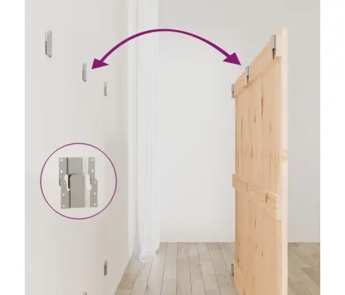 Sienas Galvgalis, 147X3X90 Cm, Priedes Masīvkoks Vidaxl