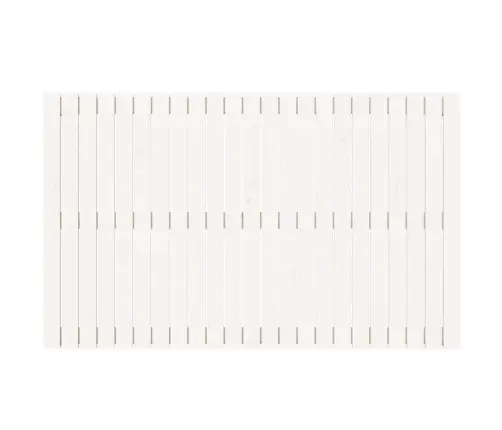 Sienas Galvgalis, Balts, 147X3X90 Cm, Priedes Masīvkoks Vidaxl