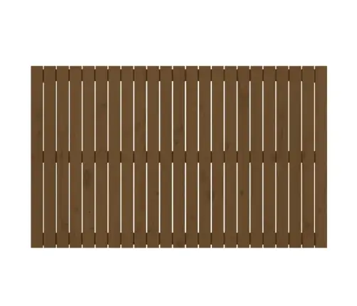 Sienas Galvgalis, Brūns, 147X3X90 Cm, Priedes Masīvkoks Vidaxl