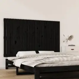 Seinale Kinnitatav Voodipeats, Must, 147X3X90 cm Männipuit