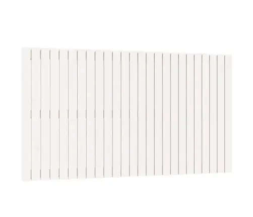 Sienas Galvgalis, Balts, 159,5X3X90 Cm, Priedes Masīvkoks Vidaxl