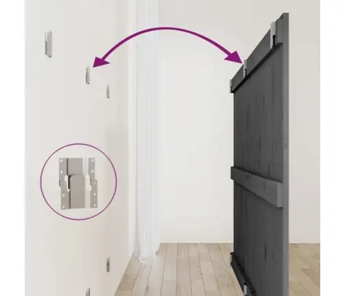 Sienas Galvgalis, 159,5X3X90 Cm, Priedes Masīvkoks Vidaxl