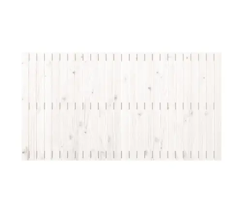 Seinale Kinnitatav Voodipeats, Valge, 166X3X90 cm Männipuit