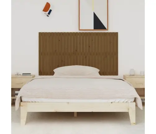 Seinale Kinnitatav Voodipeats, Meepruun, 166X3X90 cm Männipuit