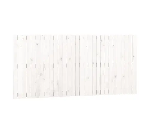 Seinale Kinnitatav Voodipeats, Valge, 185X3X90 cm Männipuit