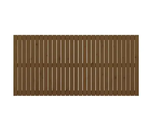 Sienas Galvgalis, Brūns, 185X3X90 Cm, Priedes Masīvkoks Vidaxl