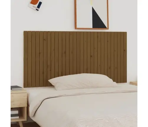 Sienas Galvgalis, Brūns, 185X3X90 Cm, Priedes Masīvkoks Vidaxl