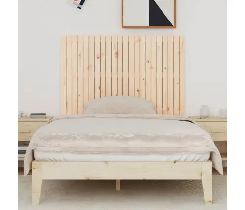 Sienas Galvgalis, 140X3X90 Cm, Priedes Masīvkoks Vidaxl