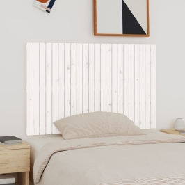 Seinale Kinnitatav Voodipeats, Valge, 140X3X90 cm Männipuit