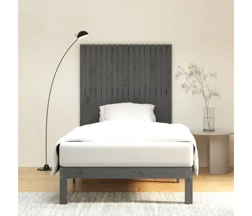 Sieninis Galvūgalis, Pilkas, 108X3X110cm Pušies Masyvas