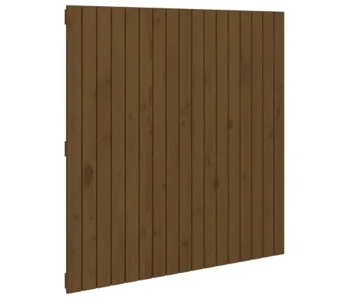 Sienas Galvgalis, Brūns, 108X3X110 Cm, Priedes Masīvkoks Vidaxl Sienas Galvgalis, Brūns, 108X3X110 Cm, Priedes Masīvkoks Vidaxl