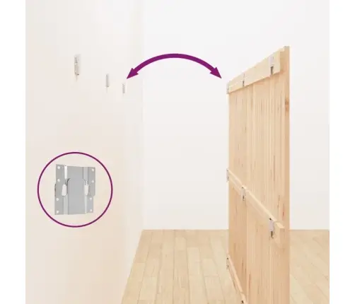 Sieninis Galvūgalis, 204X3X110cm Pušies Medienos Masyvas