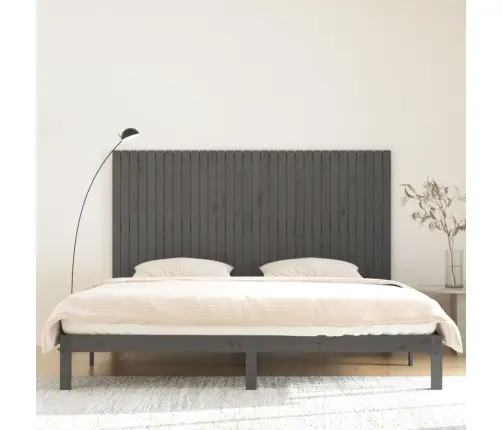 Sienas Galvgalis, 204X3X110 Cm, Priedes Masīvkoks Vidaxl