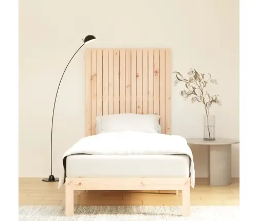 Sienas Galvgalis, 95,5X3X110 Cm, Priedes Masīvkoks Vidaxl