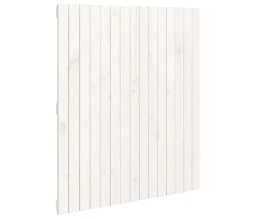 Sienas Galvgalis, Balts, 95,5X3X110 Cm, Priedes Masīvkoks Vidaxl