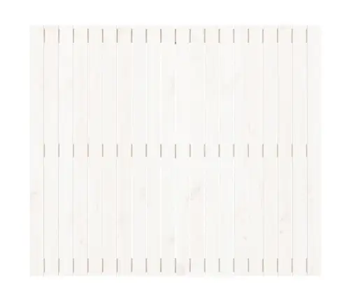 Seinale Kinnitatav Voodipeats, Valge, 127,5X3X110 cm Männipuit Seinale Kinnitatav Voodipeats, Valge, 127,5X3X110 cm Männipuit