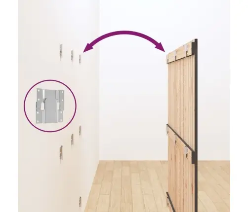 Sienas Galvgalis, 127,5X3X110 Cm, Priedes Masīvkoks Vidaxl