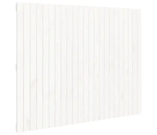 Sienas Galvgalis, Balts, 146,5X3X110 Cm, Priedes Masīvkoks Vidaxl