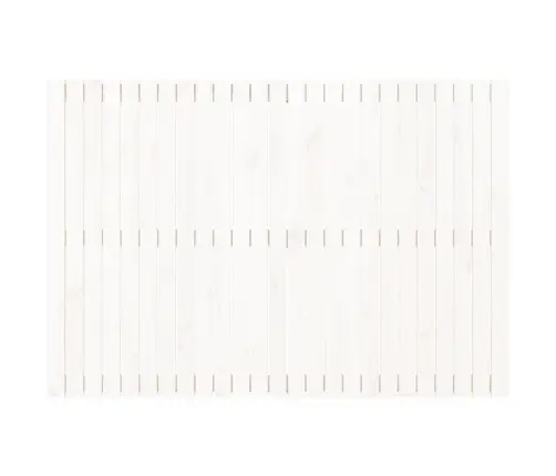 Sienas Galvgalis, Balts, 159,5X3X110 Cm, Priedes Masīvkoks Vidaxl