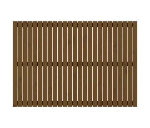 Sienas Galvgalis, Brūns, 159,5X3X110 Cm, Priedes Masīvkoks Vidaxl