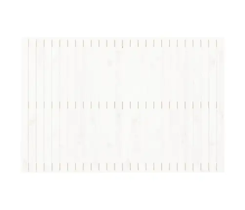 Sienas Galvgalis, Balts, 166X3X110 Cm, Priedes Masīvkoks Vidaxl