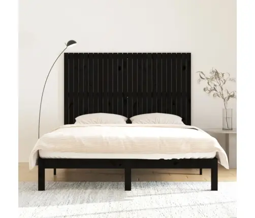 Sieninis Galvūgalis, Juodas, 166X3X110cm Pušies Masyvas