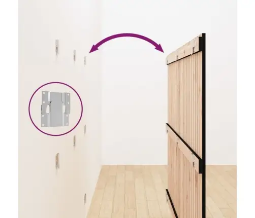 Sieninis Galvūgalis, Juodas, 166X3X110cm Pušies Masyvas