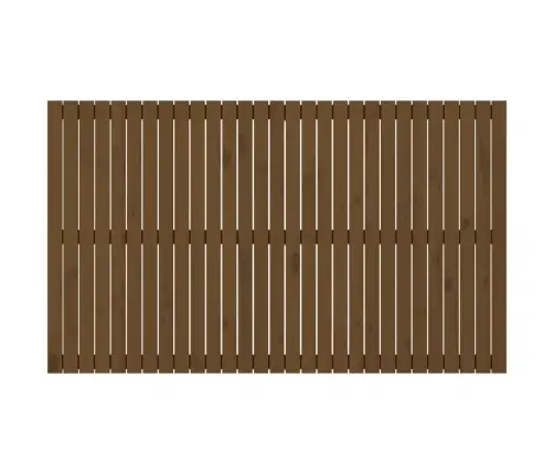 Sienas Galvgalis, Brūns, 185X3X110 Cm, Priedes Masīvkoks Vidaxl