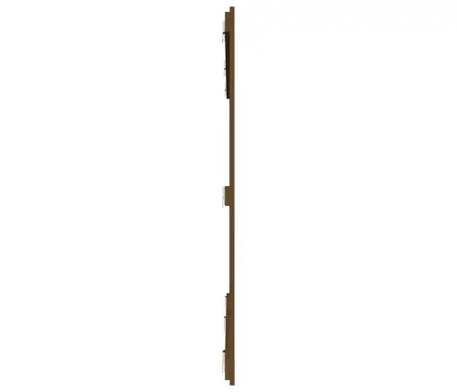 Sienas Galvgalis, Brūns, 185X3X110 Cm, Priedes Masīvkoks Vidaxl