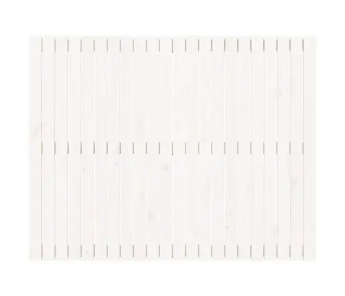 Seinale Kinnitatav Voodipeats, Valge, 140X3X110 cm Männipuit