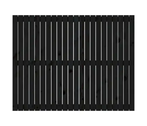 Sienas Galvgalis, Melns, 140X3X110 Cm, Priedes Masīvkoks Vidaxl Sienas Galvgalis, Melns, 140X3X110 Cm, Priedes Masīvkoks Vidaxl