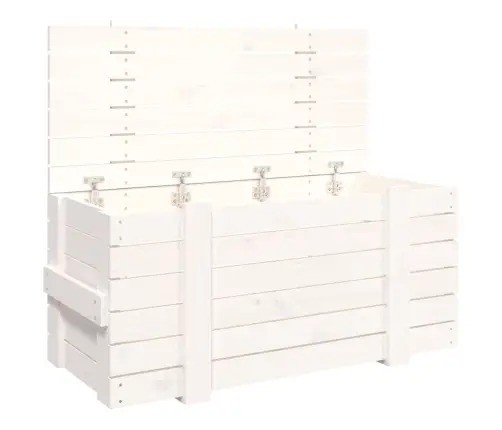 Hoiukast, Valge, 91X40,5X42 cm Männipuit