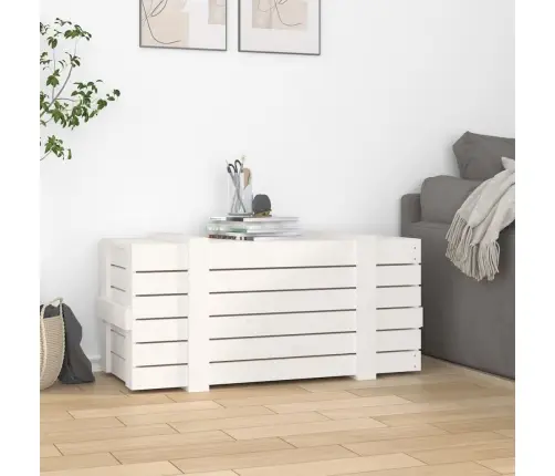 Hoiukast, Valge, 91X40,5X42 cm Männipuit