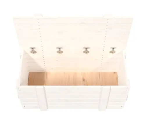 Hoiukast, Valge, 91X40,5X42 cm Männipuit