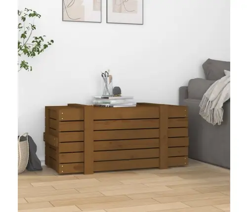 Hoiukast, Meepruun, 91X40,5X42 cm Männipuit