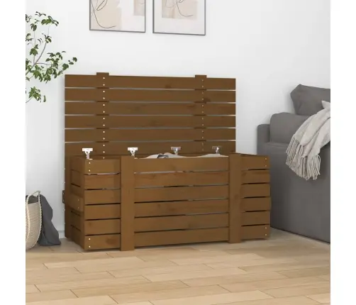 Hoiukast, Meepruun, 91X40,5X42 cm Männipuit