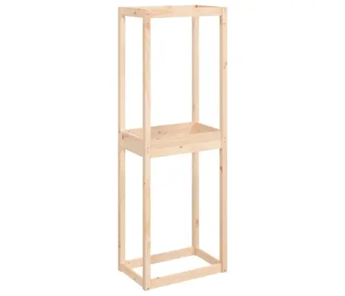 Riepu Plaukts, 63X40X180 Cm, Priedes Masīvkoks Vidaxl