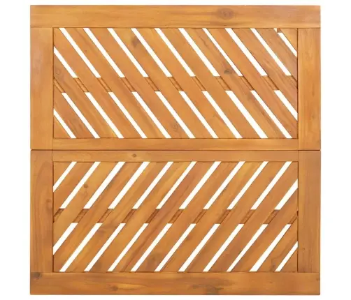 4 Daļu Dārza Galds No Cieta Akāciju Koka Vidaxl