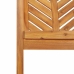 Sodo Valgomojo Komplektas 3 Pcs Ruda 150 X 90 X 74 Cm