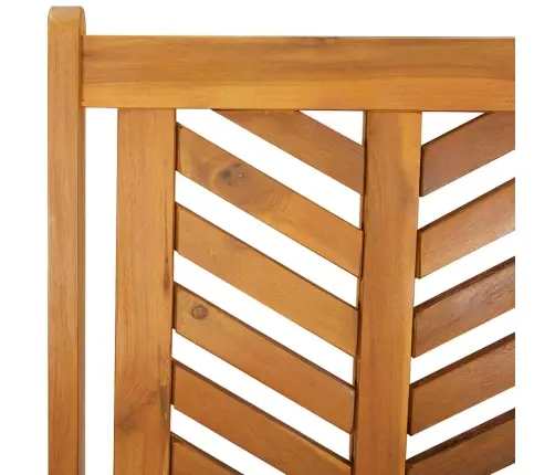 Sodo Bistro Rinkinys 3 Pcs Ruda Akacijos Medienos Masyvas