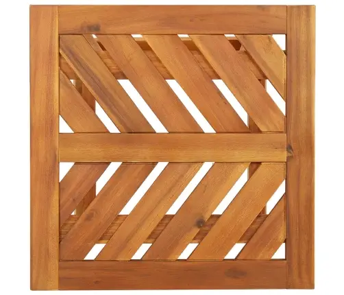 Dārza Bistro Komplekts 3 Pcs Brūna Akācijas Masīvkoks Vidaxl