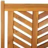 Sodo Valgomojo Komplektas 3 Pcs Ruda 90 X 90 X 74 Cm