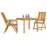 Sodo Valgomojo Komplektas 3 Pcs Ruda 90 X 90 X 74 Cm