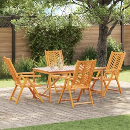 Sodo Valgomojo Komplektas 5 Pcs Ruda 150 X 90 X 74 Cm
