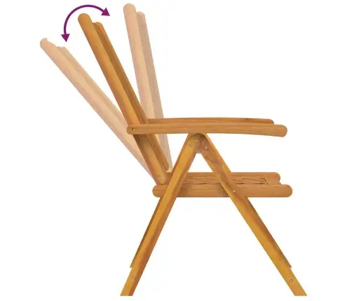 Aia Söögilaudade Komplekt 5 Pcs Pruun Tugev Akaatsiapuit